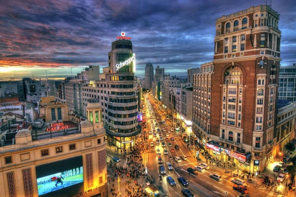 New Quiet Apartment Free Wifi In Gran Via Downtown Madrid Dış mekan fotoğraf
